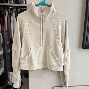 Lululemon Scuba oversized half zip funnel neck. Size XS/S